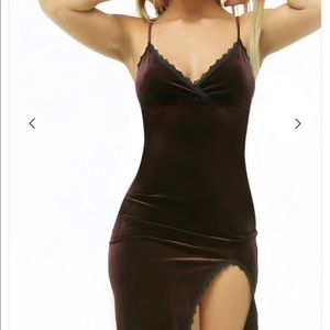 Forever 21 velvet dress